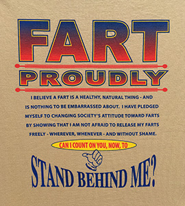 Fart proudly